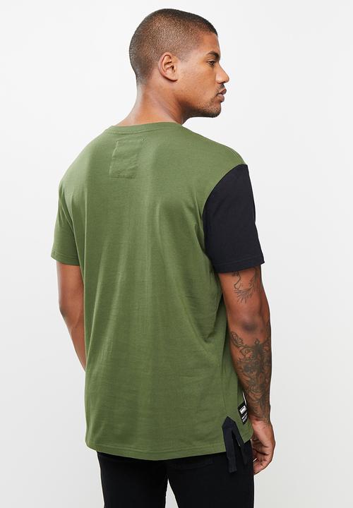 urban° - Urban utility short sleeve tee - olive