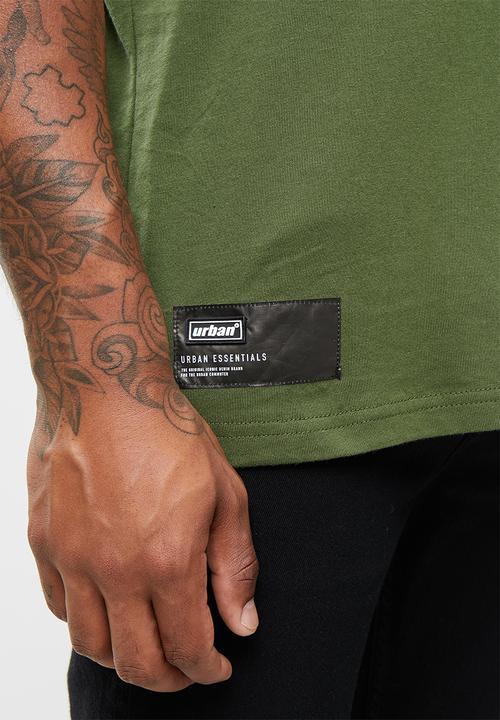 urban° - Urban utility short sleeve tee - olive