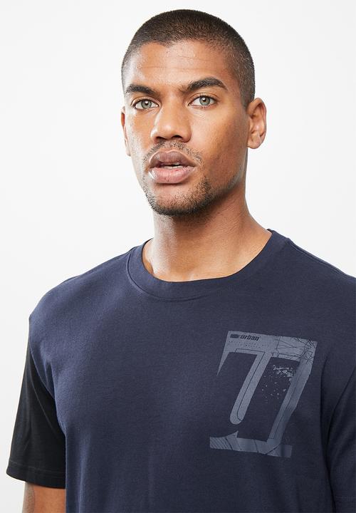 urban° - Urban utility short sleeve tee - navy