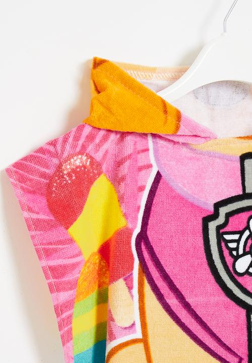Character Group - Paw patrol hooded towel - pink