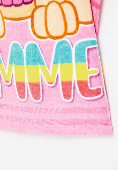 Character Group - Paw patrol hooded towel - pink