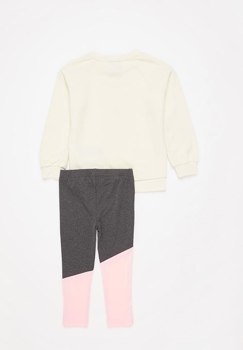 Nike - Nkg go for gold legging set - charcoal heather