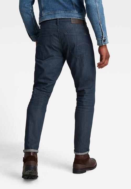 G-STAR - 3301 slim - worn in leaden