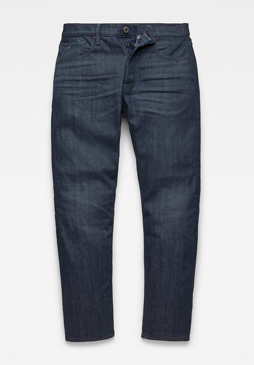 G-STAR - 3301 slim - worn in leaden