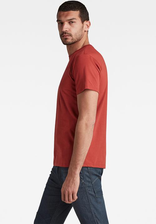 G-STAR - Base-s r t s\s - rusty red