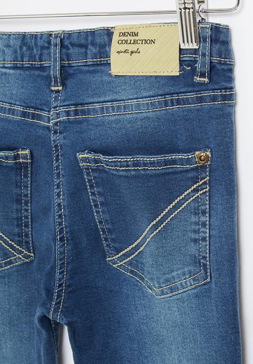 MINOTI - Girls basic skinny jean - deep blue
