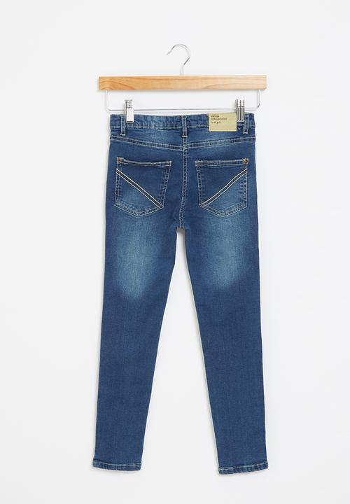 MINOTI - Girls basic skinny jean - deep blue