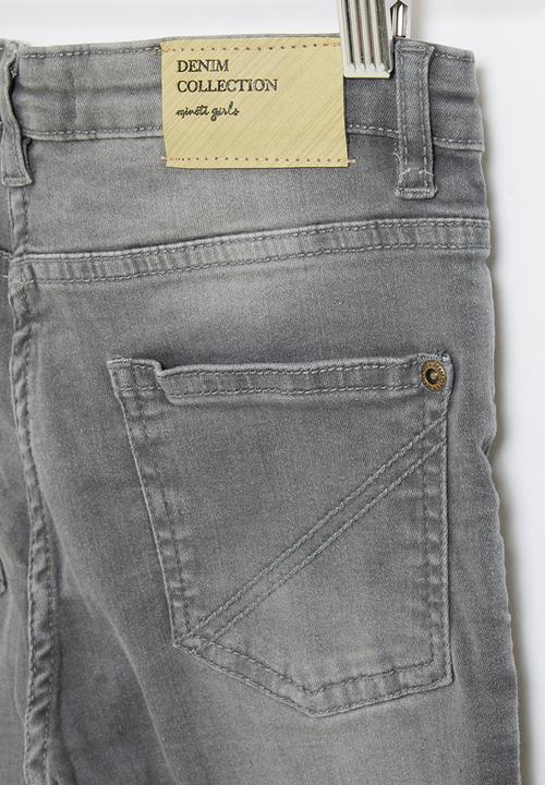 MINOTI - Girls basic skinny jean - dark grey