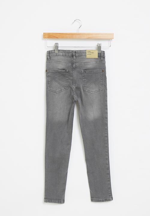 MINOTI - Girls basic skinny jean - dark grey