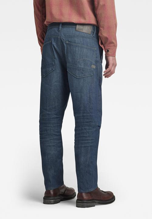 G-STAR - Grip 3d relaxed tapered - worn in leaden