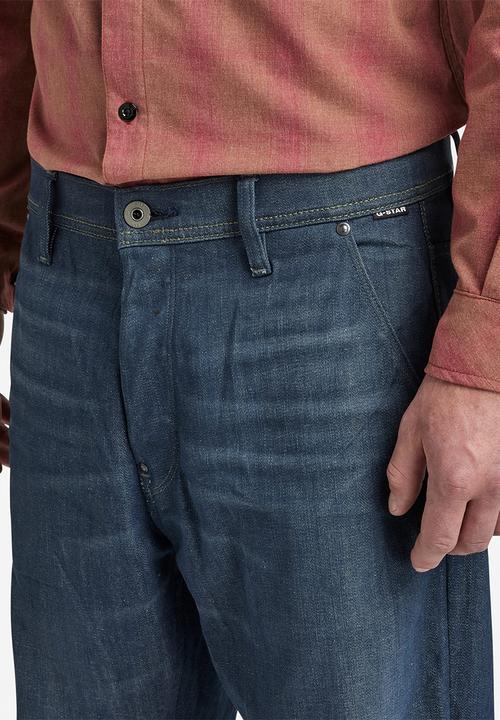 G-STAR - Grip 3d relaxed tapered - worn in leaden