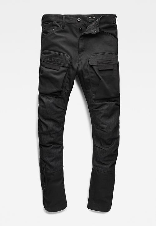 G-STAR - 3d pm straight tapered cargo - pitch black
