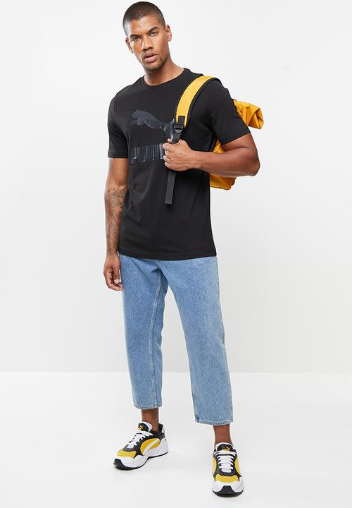 PUMA - Classics logo tee (s) - puma black-matte