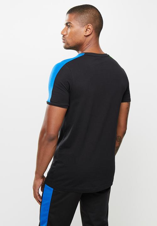 PUMA - Iconic t7 tee - puma black-green blue