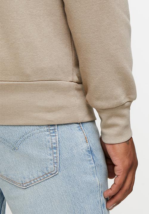 Brave Soul - Kravitz utility sweater - stone