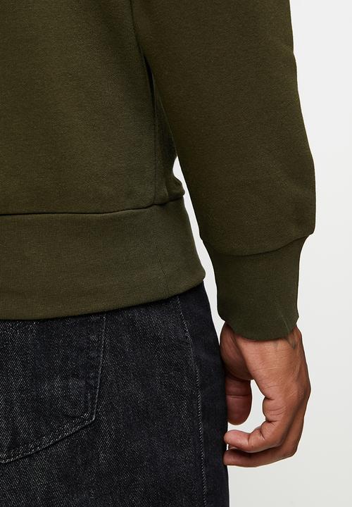 Brave Soul - Kravitz utility sweater - mid khaki
