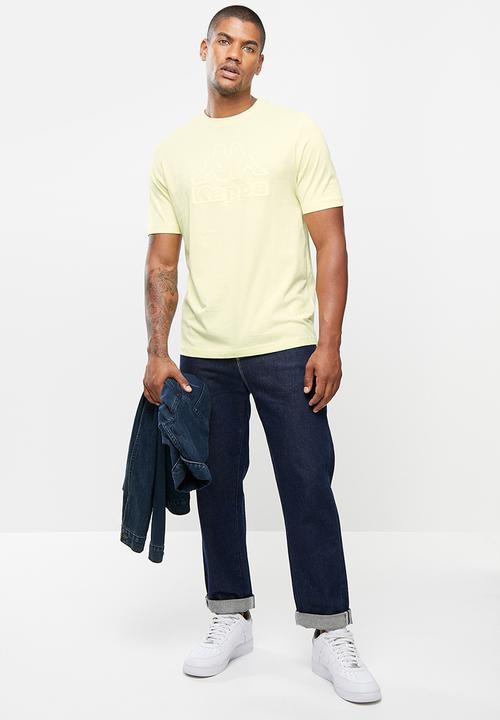 KAPPA - Logo ceda tee - light yellow