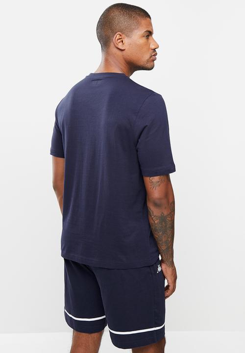 KAPPA - Logo curtis t-shirt - navy