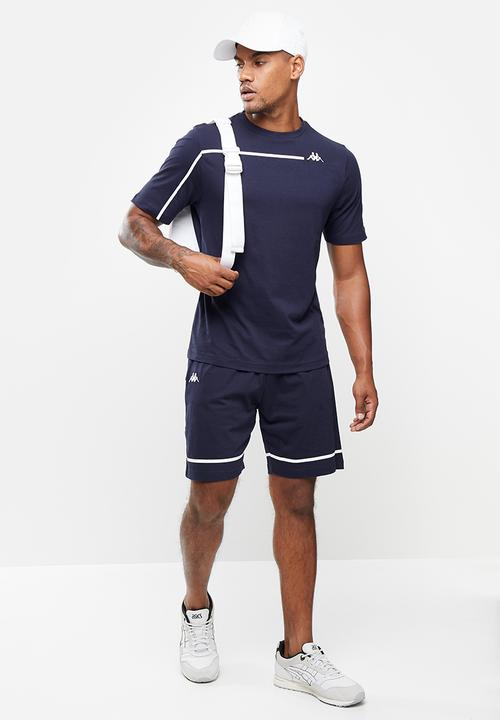 KAPPA - Logo curtis t-shirt - navy