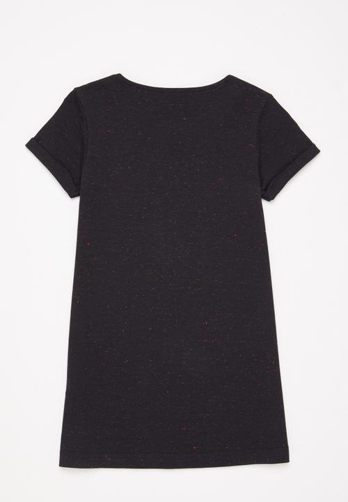 POLO - Girls isabella ss dress - navy