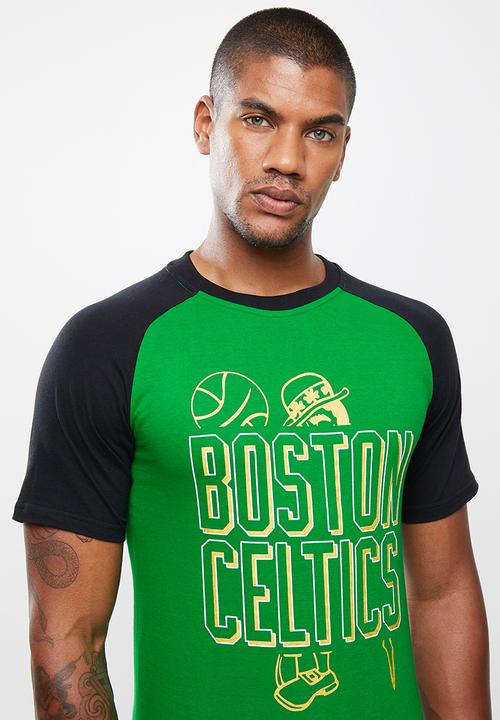 NBA - Nba bold & block t-shirt: celtics - green & black 