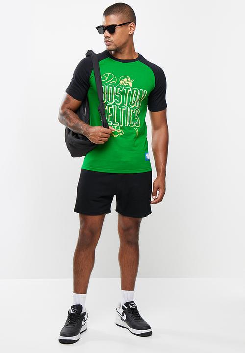 NBA - Nba bold & block t-shirt: celtics - green & black 