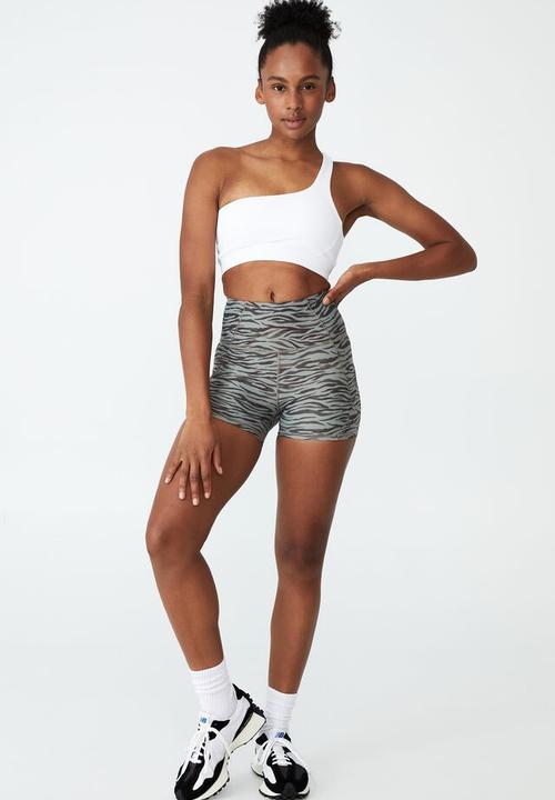 Cotton On - Smoothing one shoulder crop - white