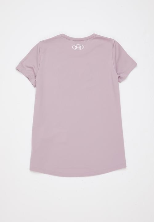 Under Armour - Ua tech bl solid body short sleeve - mauve pink/ white