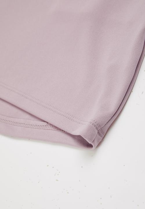 Under Armour - Ua tech bl solid body short sleeve - mauve pink/ white
