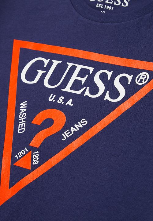 GUESS - Boys core triangle tee - blue