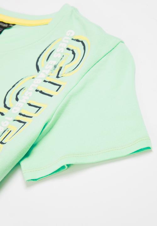 GUESS - Boys short sleeve top - green 