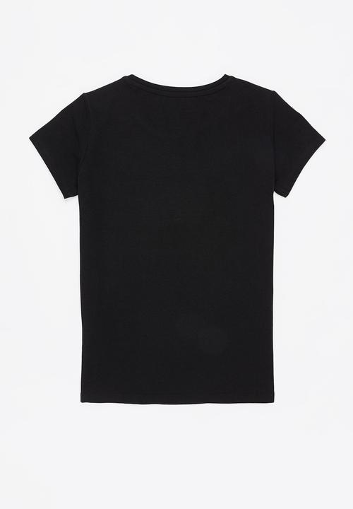 GUESS - Girls heart tee - black
