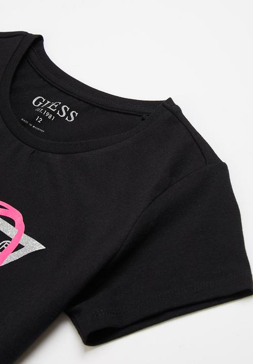 GUESS - Girls heart tee - black