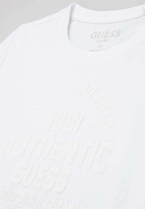 GUESS - Boys short sleeve top - white