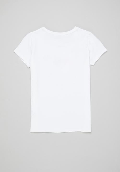 GUESS - Girls heart tee - white