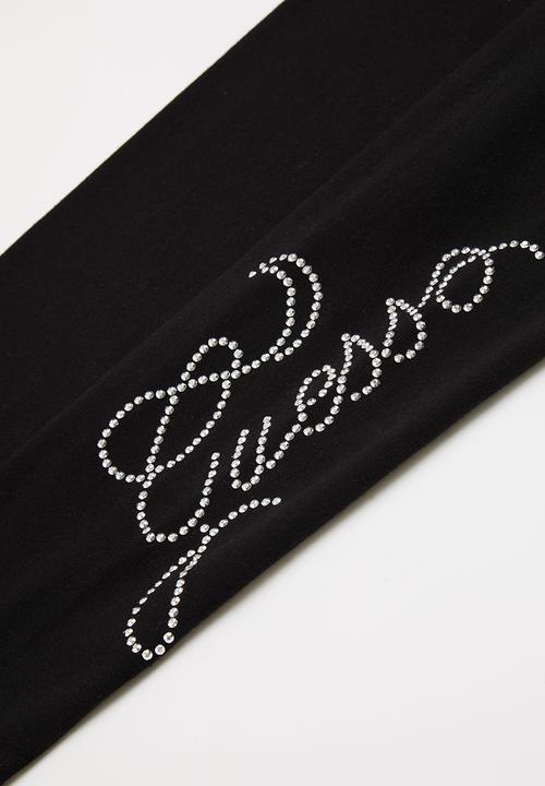 GUESS - Girls iron on stud legging - black