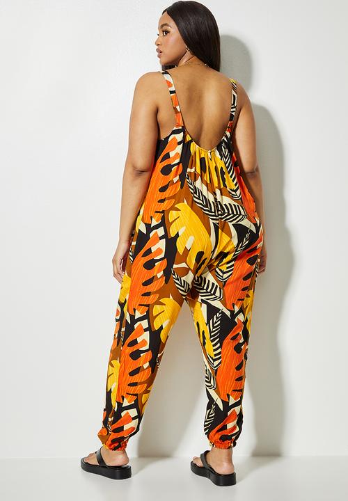Superbalist - Easy fitting jumpsuit - abstract jungle