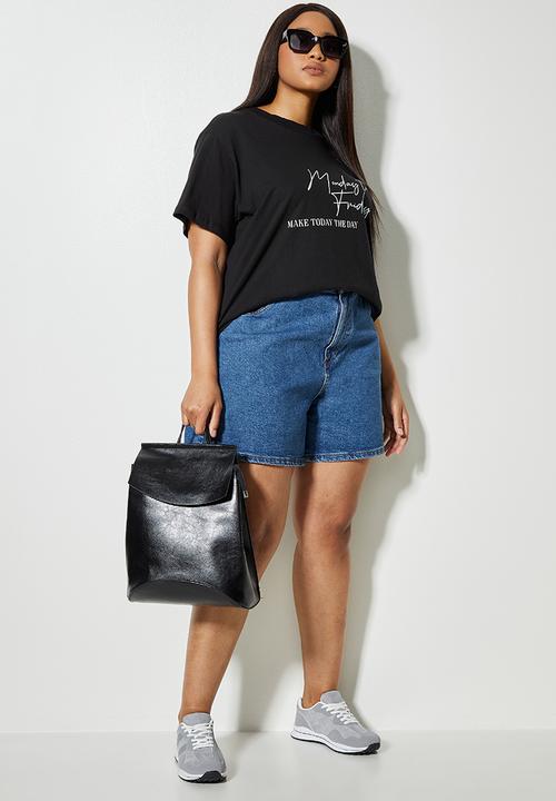 Superbalist - Monday to friday tee - black
