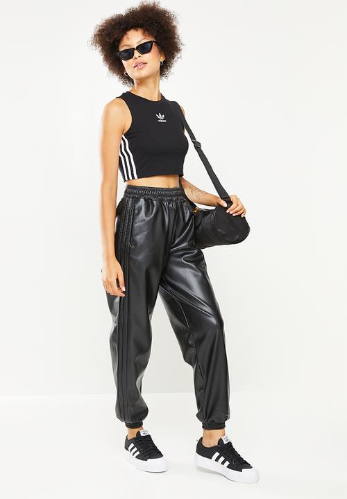 adidas Originals - Crop tank top - black
