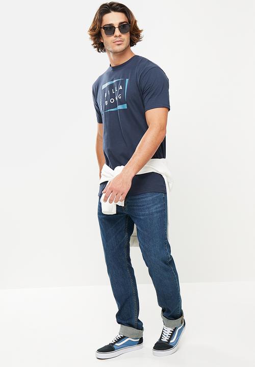 Billabong  - Diecut short sleeve tee - navy blazer