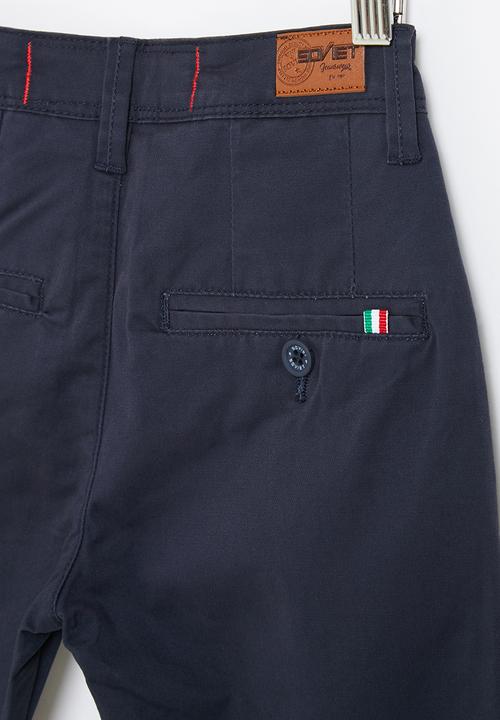 SOVIET - B raffaello chino short - navy