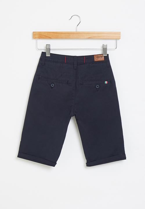 SOVIET - B raffaello chino short - navy