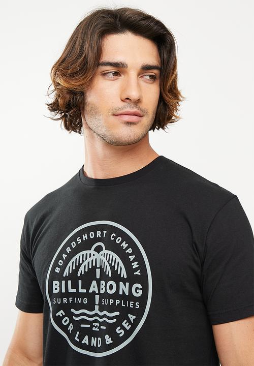 Billabong  - Land and sea short sleeve tee - black