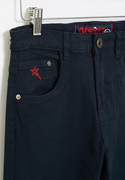 SOVIET - B strikers  boys skinny denim  - navy