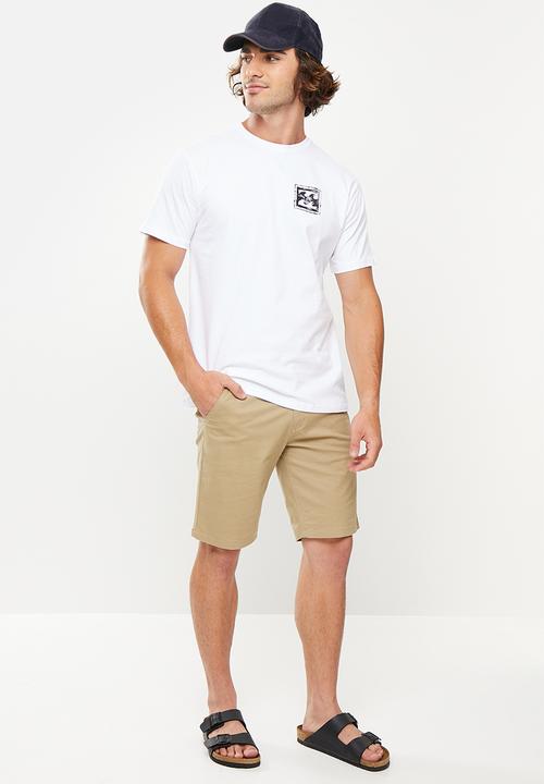 Billabong  - Crayon wave short sleeve - white