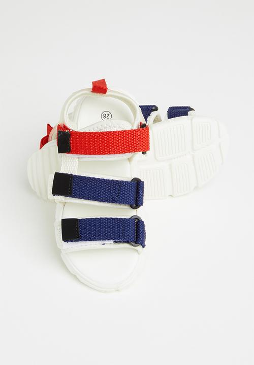 Pop Candy - Boys velcro strap sandals - multi 