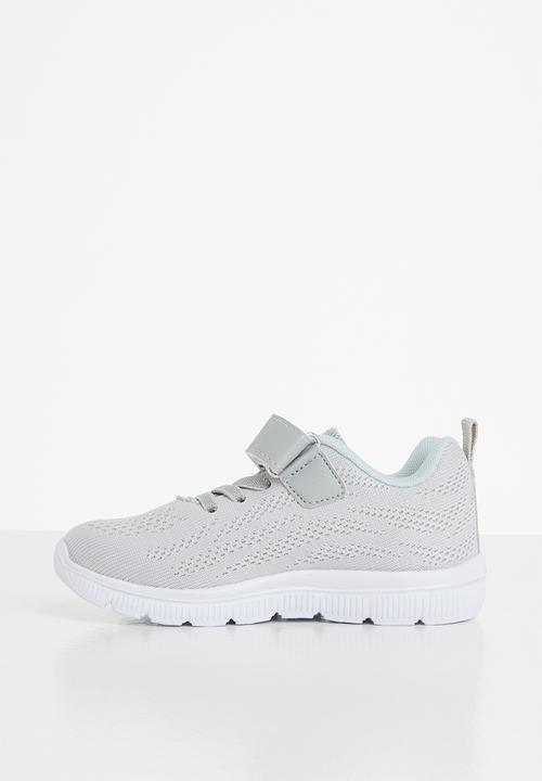 Pop Candy - Boys sneaker with velcro strap - grey