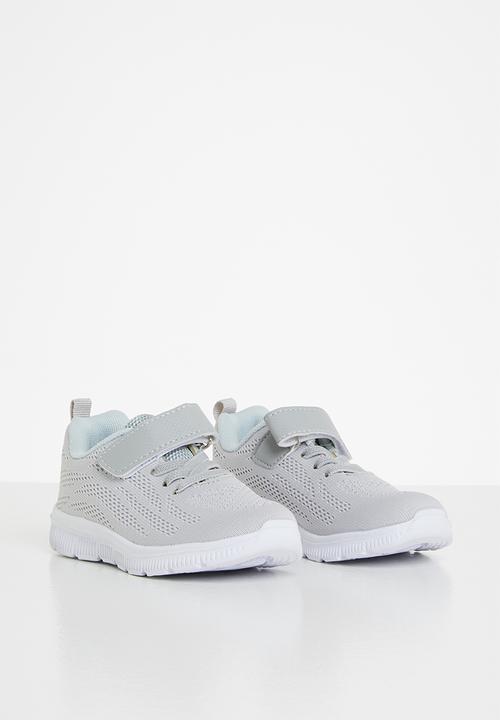 Pop Candy - Boys sneaker with velcro strap - grey