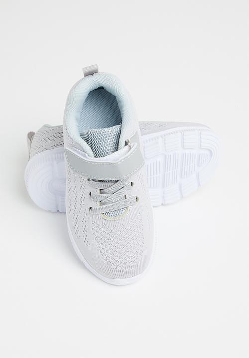 Pop Candy - Boys sneaker with velcro strap - grey
