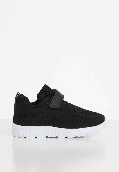 Pop Candy - Boys sneaker with velcro strap - black